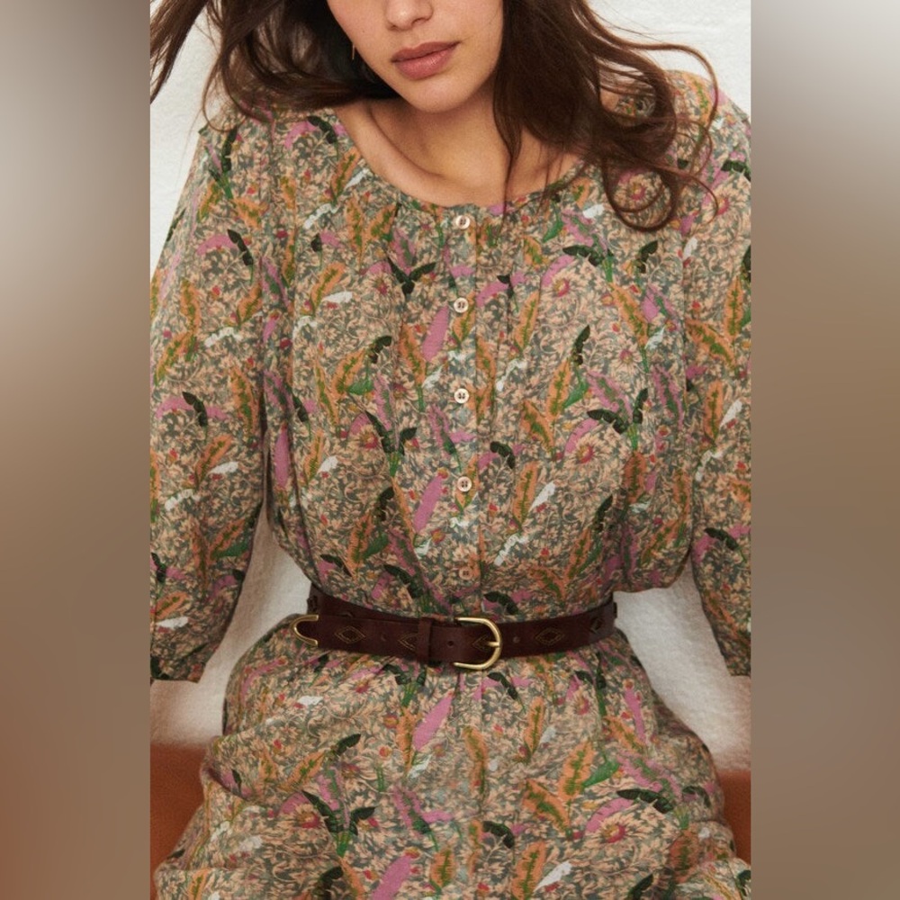 ba&sh Multicolor Floral Blouse